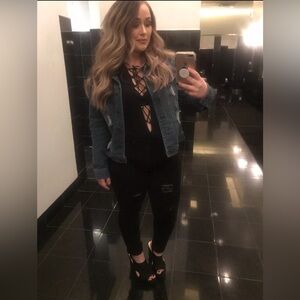 Black Fashion Nova Bodysuit